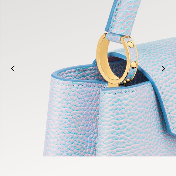 BRAND NEW AUTHENTIC CAPUCINES LOUIS VUITTON PURSE! RARE LILAC-BLUE-PINK color - Picture 15 of 15